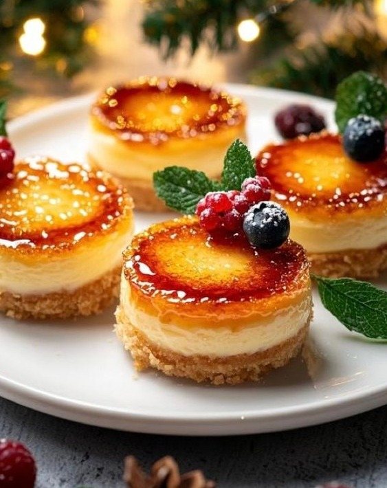 Mini-Crème-Brûlée-Cheesecakes